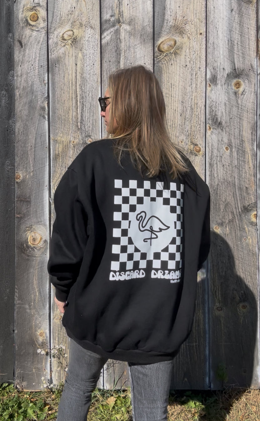 Discard Dreams Logo Crewneck - Black